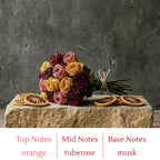 Orange Blossom & Rose Handmade Scented Candle