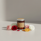Orange Blossom & Rose Handmade Scented Candle