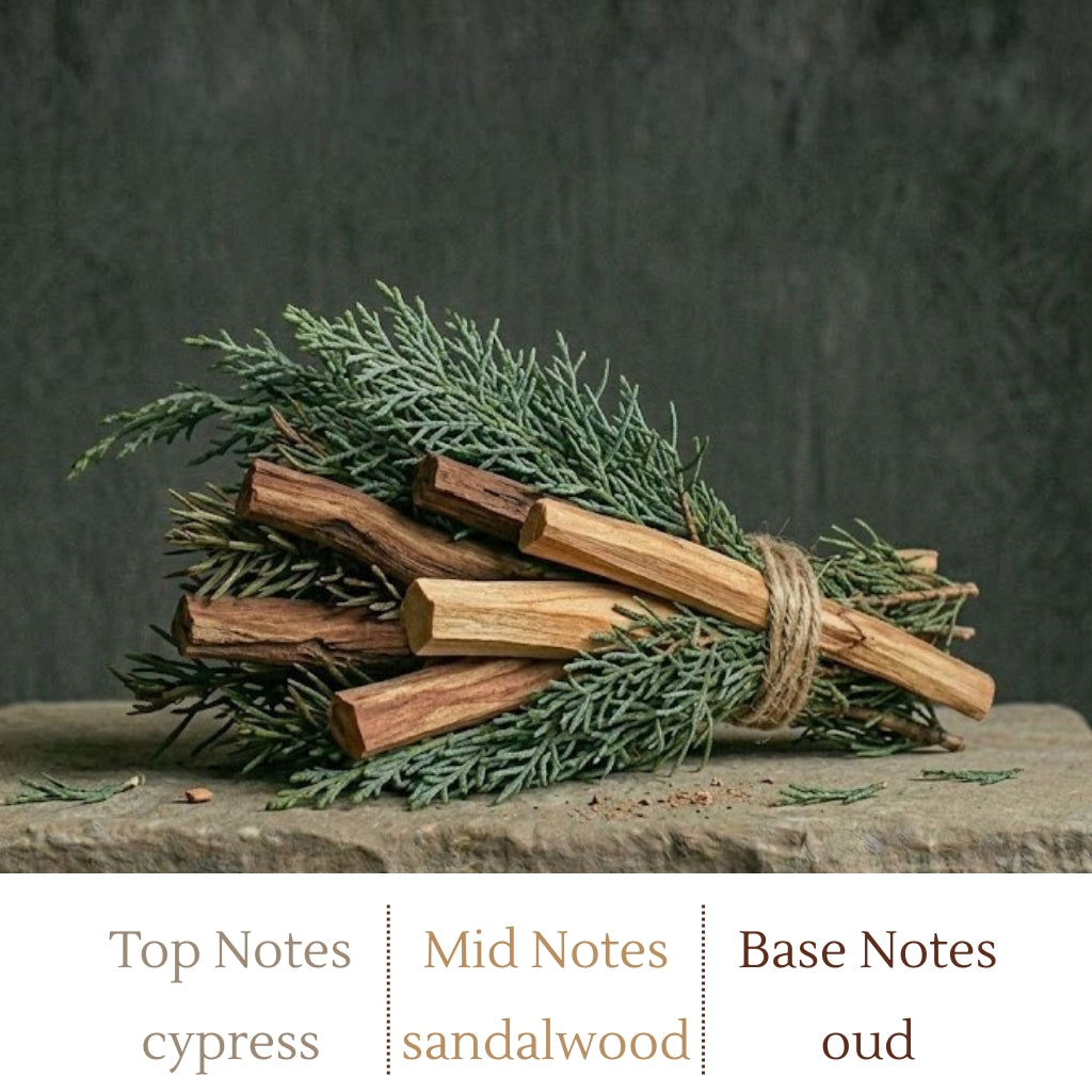 Sandalwood & Oud Handmade Scented Candle