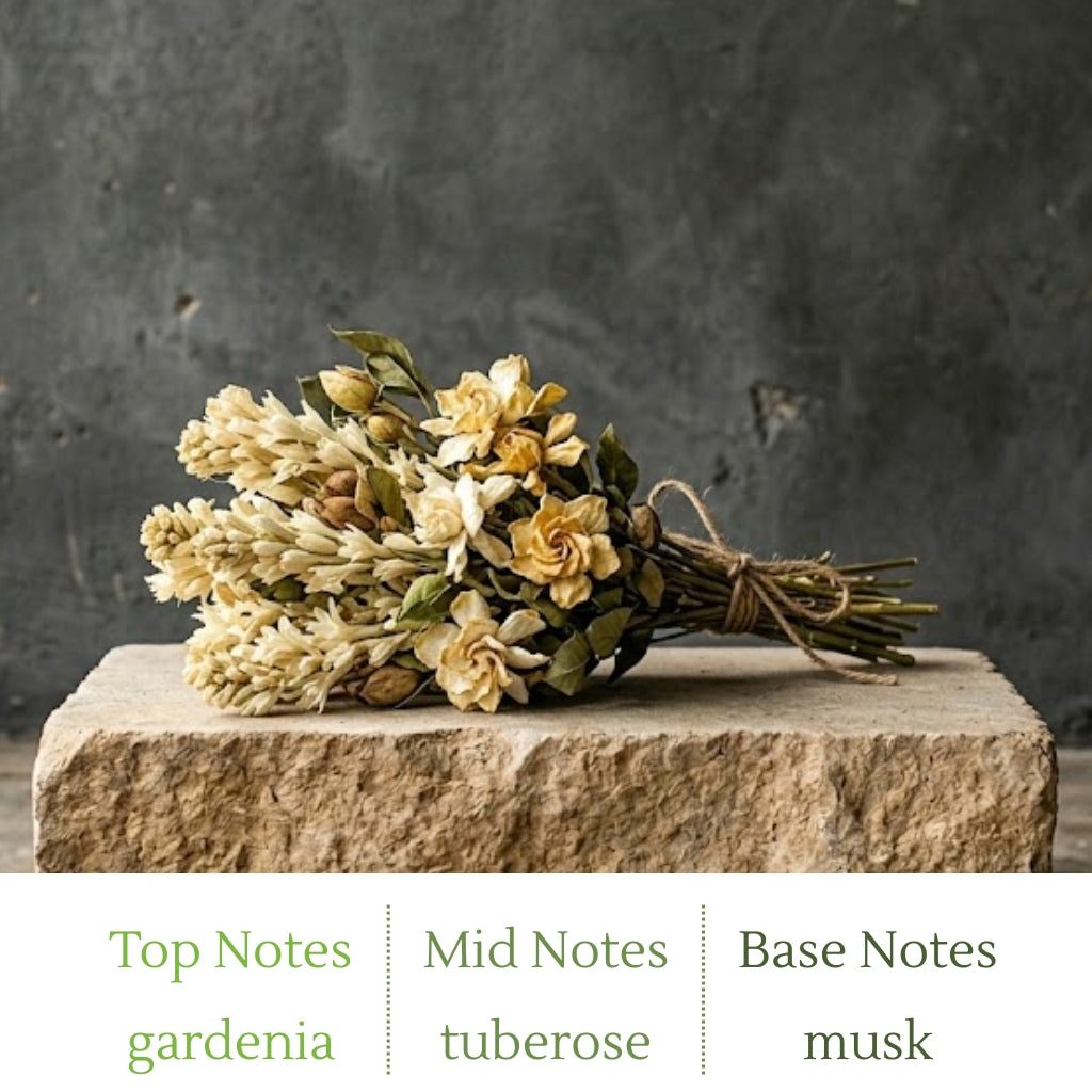 White Gardenia Handmade Scented Candle
