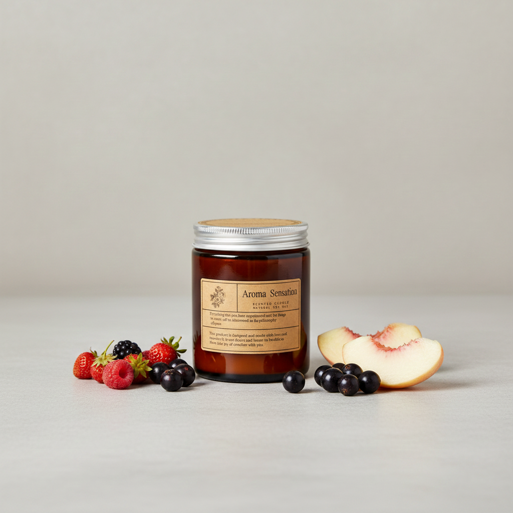White Peach Oolong Handmade Scented Candle