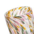 Confetti Hand-Blown Pastel Glass Vase