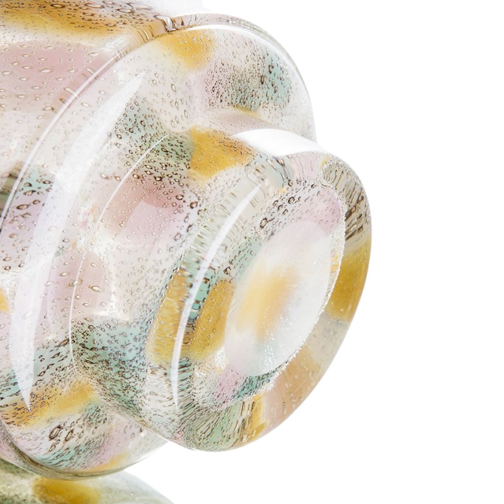Confetti Hand-Blown Pastel Glass Vase